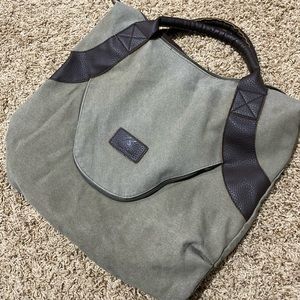 Large duffle like purse